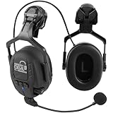 GREEN DEVIL Hard Hat Mounted Bluetooth Hearing Protection Ear Muffs NRR27dB Helmet Attached Work Headphones With Mic