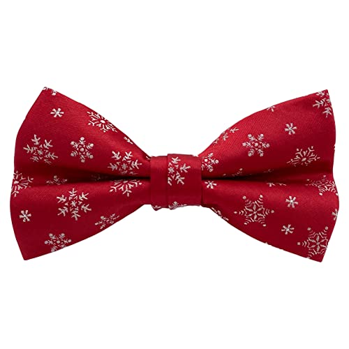 Opiniones y reviews de Corbatas y pajaritas para Niño , listamos los 10 mejores. 43 SYAYA - Pajarita para hombre con lunares, corbata de moño preatada formal para niños M-B-T1 para Acción de Gracias y Navidad, Rojo con copo de nieve, Talla única