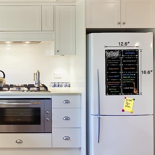 Pianificazione Pasti Lavagna Magnetica Frigorifero A3 | Calendario Settimanale E Planner Pasti | Include Pennarelli Scaldavivande Elettrico Portatile - Foto 8