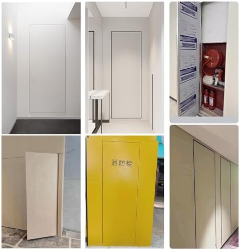 Universal Magnetic Access Door Panel - Hidden Drywall Push Button for Wall/Ceiling, Fire Inspection Cabinet, Aluminum, 30x40 inch (760x1020mm)