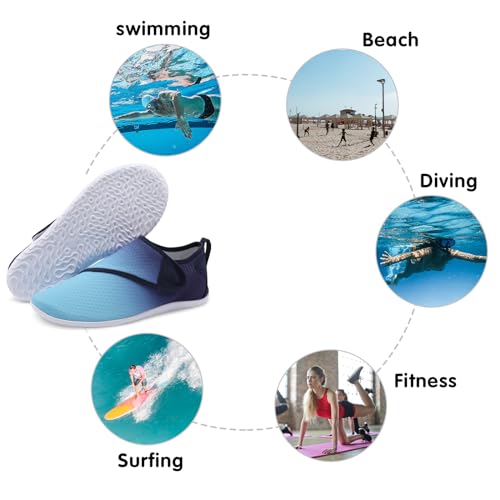Image of Spesoul Womens and Mens Water Shoes Breathable Quick Dry Soft Barefoot Aqua Socks for Hiking Swim Beach Surf Yoga Sport
