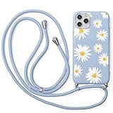 KAPUCTW Compatible for Apple iPhone SE 2020/7/8 Case with Strap Crossbody Lanyard Case, Soft TPU wit