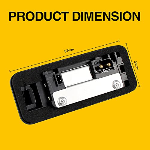 MOLEAQI Luce Targa a LED 18SMD Lampadine Targa