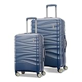 American Tourister Cascade Hardside Luggage with Spinner Wheels, 2PC SET 20/24, State...