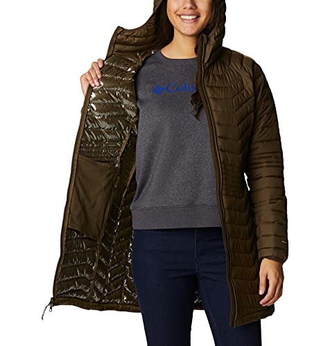 Image of Columbia Women Solid Powder Lite Mid Jacket Hoodie
