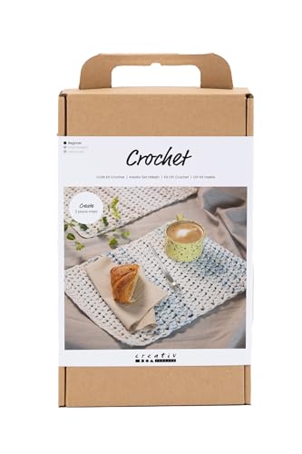 Kit d'artisanat au crochet pour napperon noir sans stress - 2