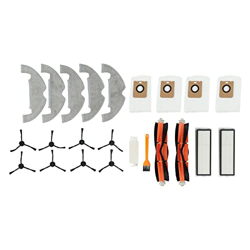 Yopeissn Para Dream BOT Z10 Pro L10 Plus Accesorios de Aspiradora Cepillo Lateral Filtro HEPA Bolsa de Polvo Fregona PañO Cepillo Principal