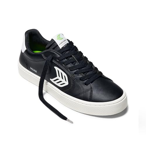 SALVAS Premium Leather Sneakers, Comfortable Shoes for Women, Lightweight & Sustainable, Versatile Casual Footwear with 100% Vegan Insoles, Rubber Soles