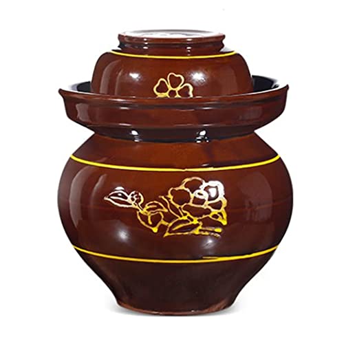 Tarro de porcelana china para fermentar con tapa de esclusa 2