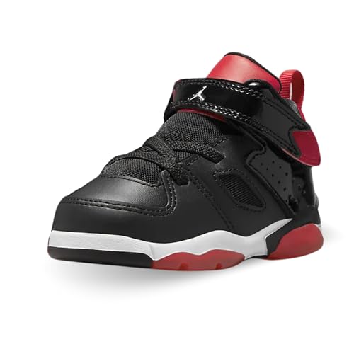 Jordan Flight Club '91 Baby/Toddler Shoes (DM1687-006, Black/University Red/White) Size 7