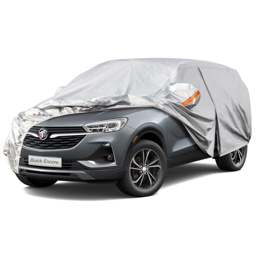 Kayme 6 Layers SUV Car Cover Custom Fit for Buick Encore/Encore GX(2012-2025) Waterproof All Weather for Automobiles, Outdoor Full Cover Rain Sun UV P