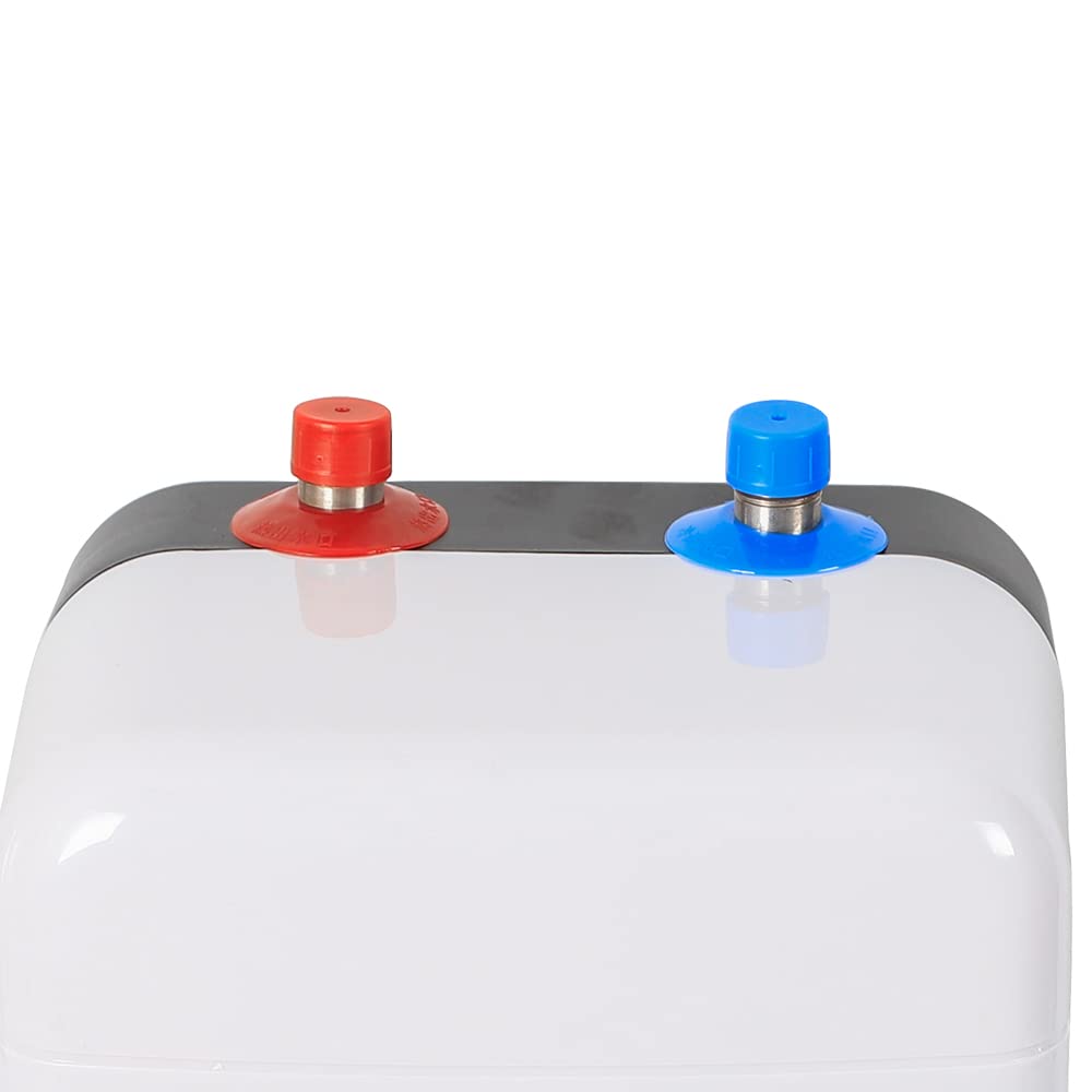 Distributeur d'eau chaude électrique 1000 W - 8 l - Réservoir d'eau chaude - Petit réservoir d'eau chaude - Pour salle de bain, cuisine, blanc