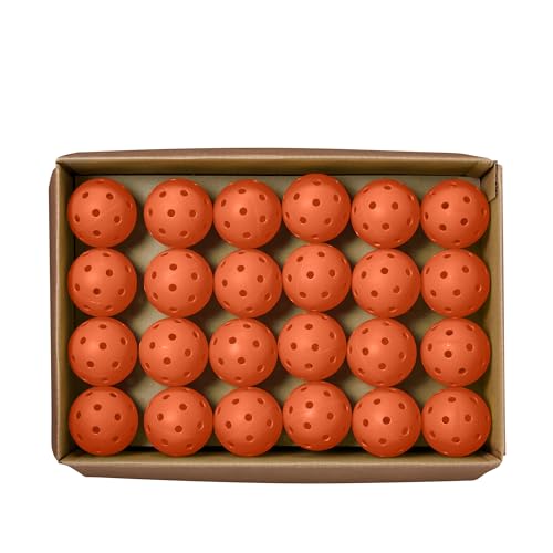 WILSON TRU 32 Indoor Pickleballs - 48 Ball Case, Orange