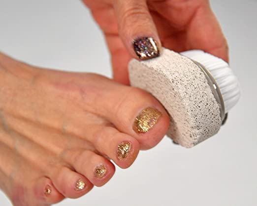 2pac Pumice Stone and Brush for Feet, Foot File, Dead Skin Callus Remover, Pedicure Tool, Bathroom Accessories-2 ¾“ L x 1 ¾“ W 4