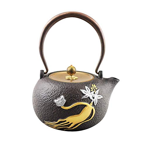 Con burbujas desmontables, tetera, tetera caliente, máquina de té perfecta, tetera grande, 1,2 L, juego de té retro…