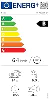 Haier Geschirrspüler freistehend 60 cm I Washlens Plus Series 2 I 14 Maßgedecke, 5 Programme, Aquastop-Schlauch, Besteckschublade, leise I XF 4B2E1S-84 – Ansicht 7