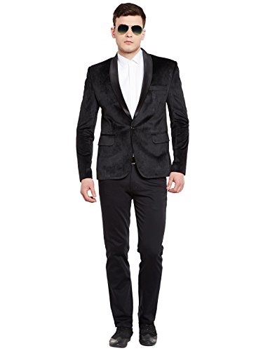 Image of WINTAGE Men's Premium Velvet Notch Lapel Tuxedo Coat Blazer Jacket