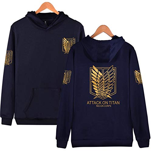 Ataque animado en Titán con capucha, hombres, mujeres cosplay Pullover Shingeki no...