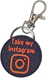 Customizable NFC Instagram Keychain – Personalized Social Media Tag for Easy Sharing