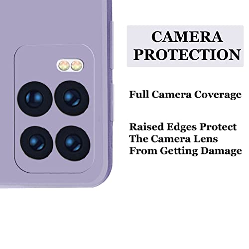 Image of A rtistque Liquid TPU Silicone Matte Shockproof Flexible with Camera Protection Soft Back Cover Case for Realme 8 - Purple