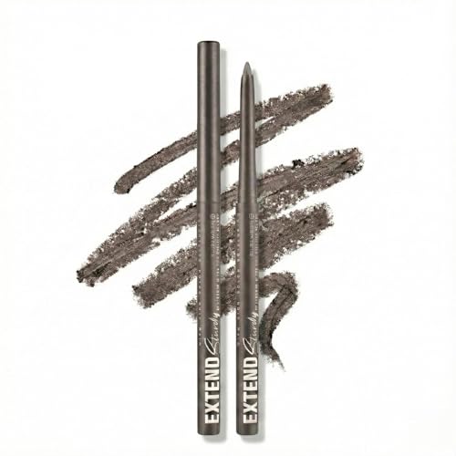 Soft Ash Brown Eyeliner Pencil – Waterproof, Long-Lasting & Smudge-Proof, Smooth Glide Gel Pen with Fine Tip for Mature Women & Natural Daily Makeup