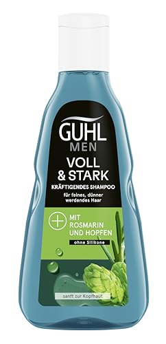 Guhl Men Voll & Stark Shampoo - Inhalt: 250 ml - Haartyp: dünn, fein, normal, blue