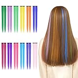 Einfach zu bedienen: Die Haarspange in der Haarverlängerung ist einfach in das Haar einzuklemmen Rainbow Haarteile sind leicht und belasten die Kopfhaut nicht. 20 Zoll ist genug Länge, um die Bedürfnisse der meisten Menschen zu erfüllen, oder passen Sie die Länge an Ihre eigene Haarlänge an.