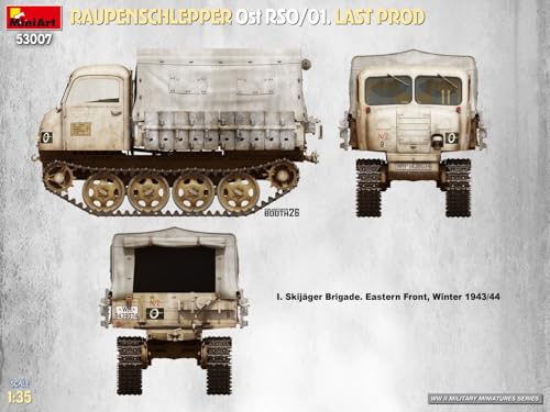 Raupenschlepper Ost RSO/01 kit modelismo Miniart 1:35 7