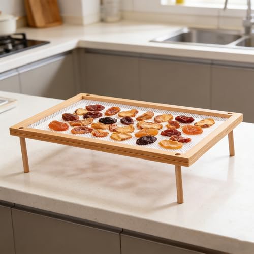 Rejilla de secado de pasta banapoy de madera natural para tu cocina artesanal 7