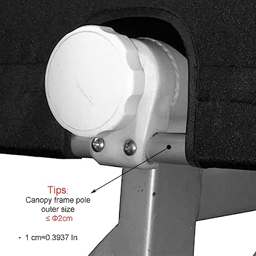 Timyrimy Garden Swing Plastic Fittings (Type 2) To Attach Canopy Frame To Swing Frame #TOP6
