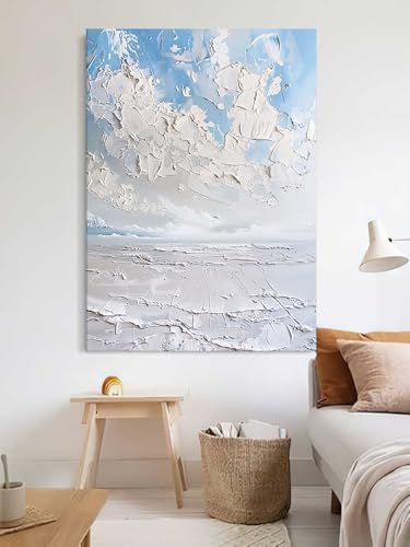 Texture épaisse blanche moderne pour habiller un grand mur vide - 2