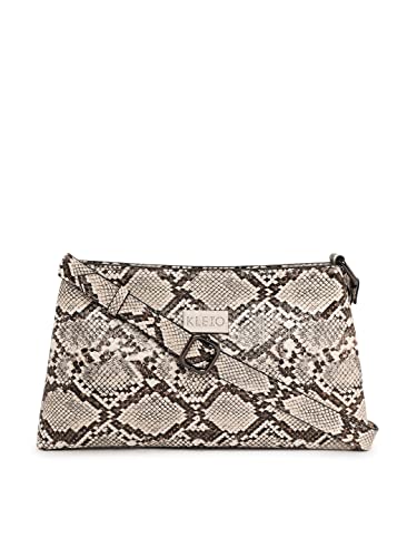 Image of KLEIO Sleek Animal Printed Textured PU Leather Shoulder Sling Bag for Women Girls (HO8073K)