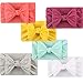 6 Pièces Bébé Filles Coton Doux Bandeaux, Bandeaux Bébé Doux, Bandeaux Bébé Fille Noués, Bandeaux Bébé Fille Avec Bandeaux Élastiques, Adaptés Aux Garçons Et Filles Âgés De 0 à 24 Mois
