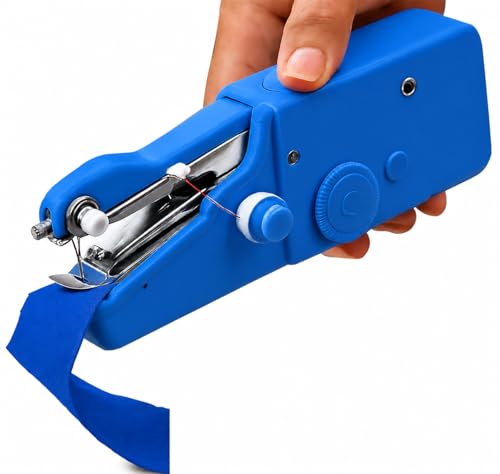 Image of TEKCOOL Handy Stitch Mini Hand Sewing Machine | Portable Stapler-Style Silai Machine for Quick Repairs, Home Tailoring & Emergency Stitching | Lightweight Handheld Sewing Tool (Handy Stitch)'