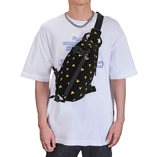 Evagmg Small Sling Bag, Cute Cartoon Small Cross Body Chest Sling Backpack Crossbody Bags Gifts For Men Women #TOP6