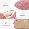EverFoams Women's Fuzzy Full Slippers Soft Comfy Faux Shearling Memory Foam Indoor House Shoes, Pink, 5-6 UK #3
