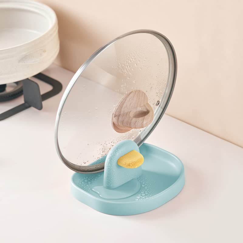 HARI Spoon Rest Holder (White) | Heat-Resistant, BPA-Free Kitchen Spoon & Spatula Rest | Utensils Organizer for Spoons, Ladles, Tongs & Keeps Counters Clean and Clutter-Free 1