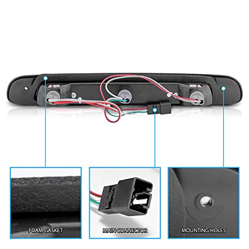 Amerilite Red/Clear Led High Mount Stop Cargo 3Rd Brake Lights For Toyota Tundra #TOP6