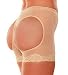 Rearview Miracle Shaper Girdle Butt Lift Panty, Medium, Nude with 1 pc bracelet