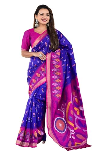 STEP N SHOP.COM Trendy Indian Women's Patola Weaving Silk Daily