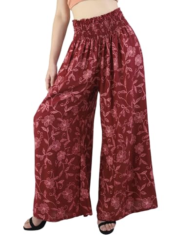 Boho Pants Palazzo Pants for Women with Pockets| Wide Leg