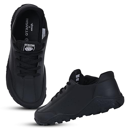 Image of Impakto Outwork Men's Barefoot Shoes | Wide Toe Box Lightweight Shoes for Trainning, Running on Soft Ground & Workout | Minimalist Zero-Drop for Natural Movement | Anti-Skid & Flexible Rubber Sole