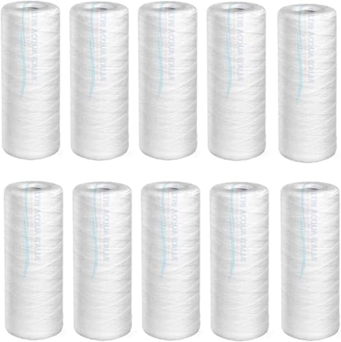 Filterpatrone aus gewickeltem Draht 5 Zoll Polypropylen Micron 1 Set 10 Stück