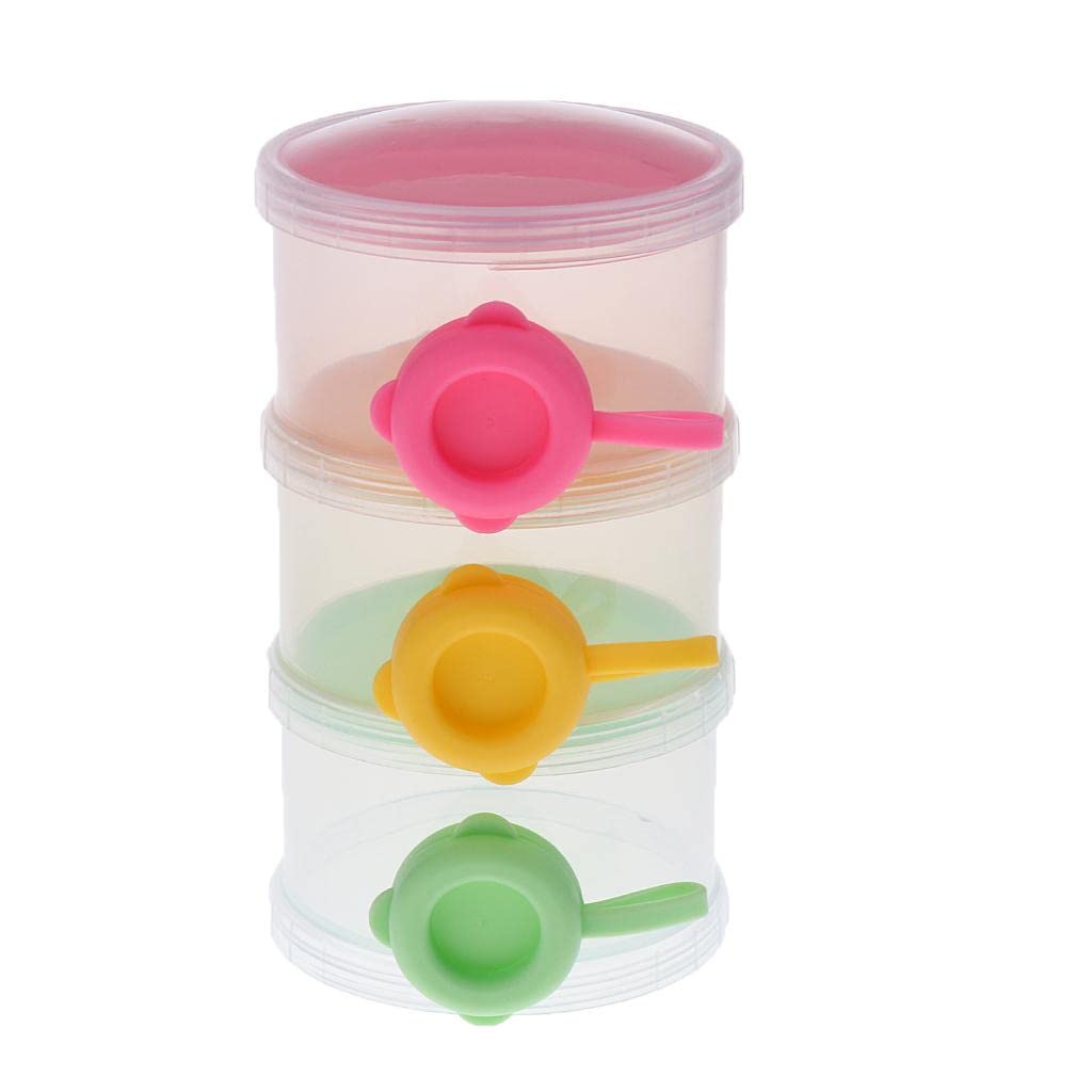 3 Layers Newborn Baby Milk Powder Box Snack Container Feeding Box Case Color 1-image-39