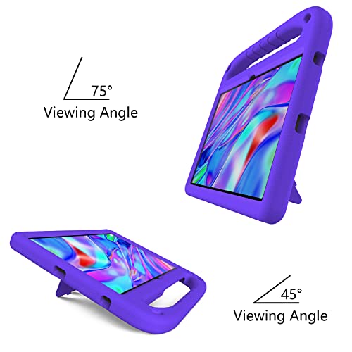 Coque Lenovo Tab M10 Plus 3e Gén EVA violette pour l'école