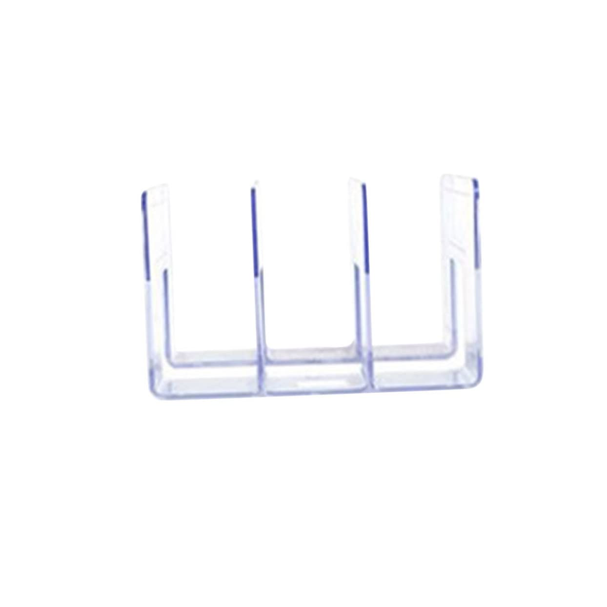 Support de Rangement en Acrylique à 3 Grilles pour Classer Vos Livres et Cahiers