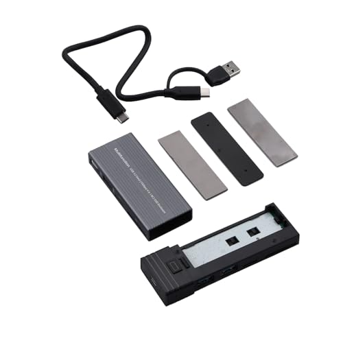 Caja externa M.2 NVMe SSD con USB 3.2 Gen2 y ranuras TF SD miniatura 3