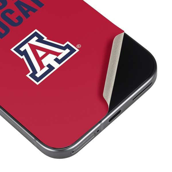 Skinit Decal Phone Skin Compatible with Google Pixel 9a - Officially Licensed University of Arizona Wildcats Logo Split Red Design