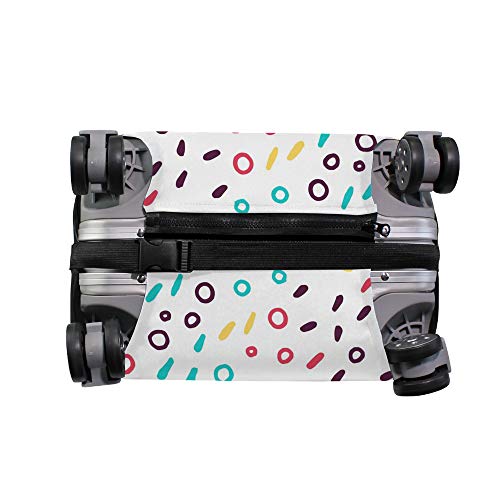 Housse de protection pour bagages - Accessoire géométrique pour l'aéroport - 5