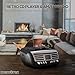 Memorex AM/FM Top Loading CD Player | Portable Stereo with Programmable Memory | Auxiliary Input and LED Display (Black, Retro CD Boombox)